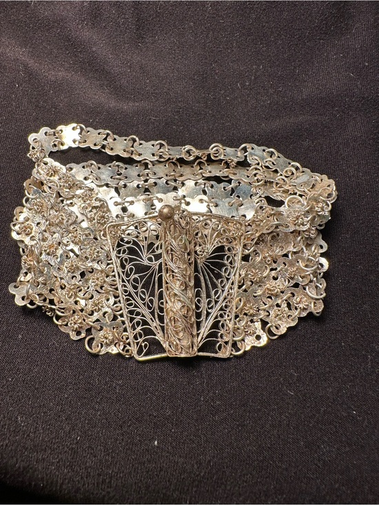 The Unbranded Brand Jewelry - Egyptian Revival Silver Bracelet